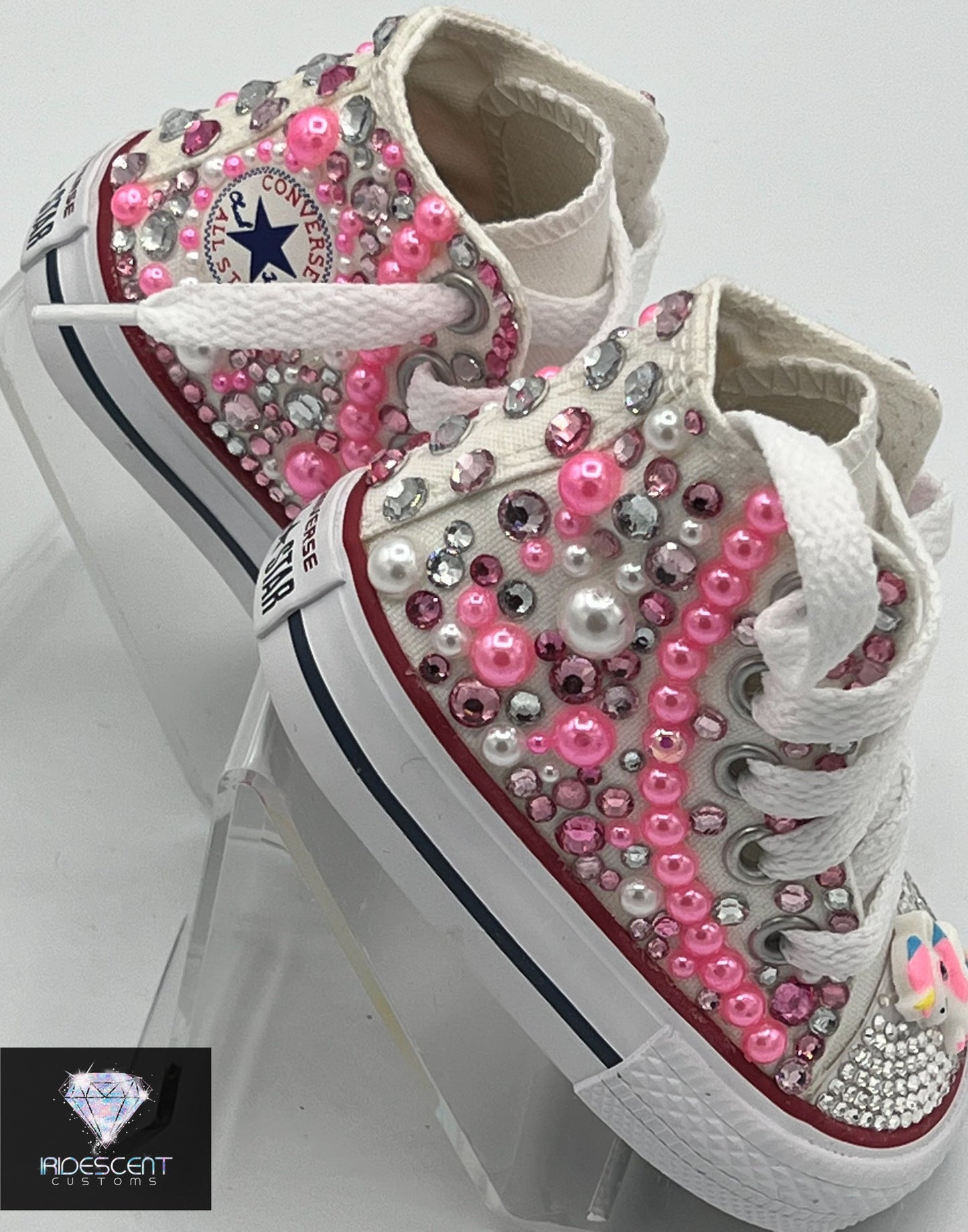 Diamonds & Pearls Custom Converse-Baby
