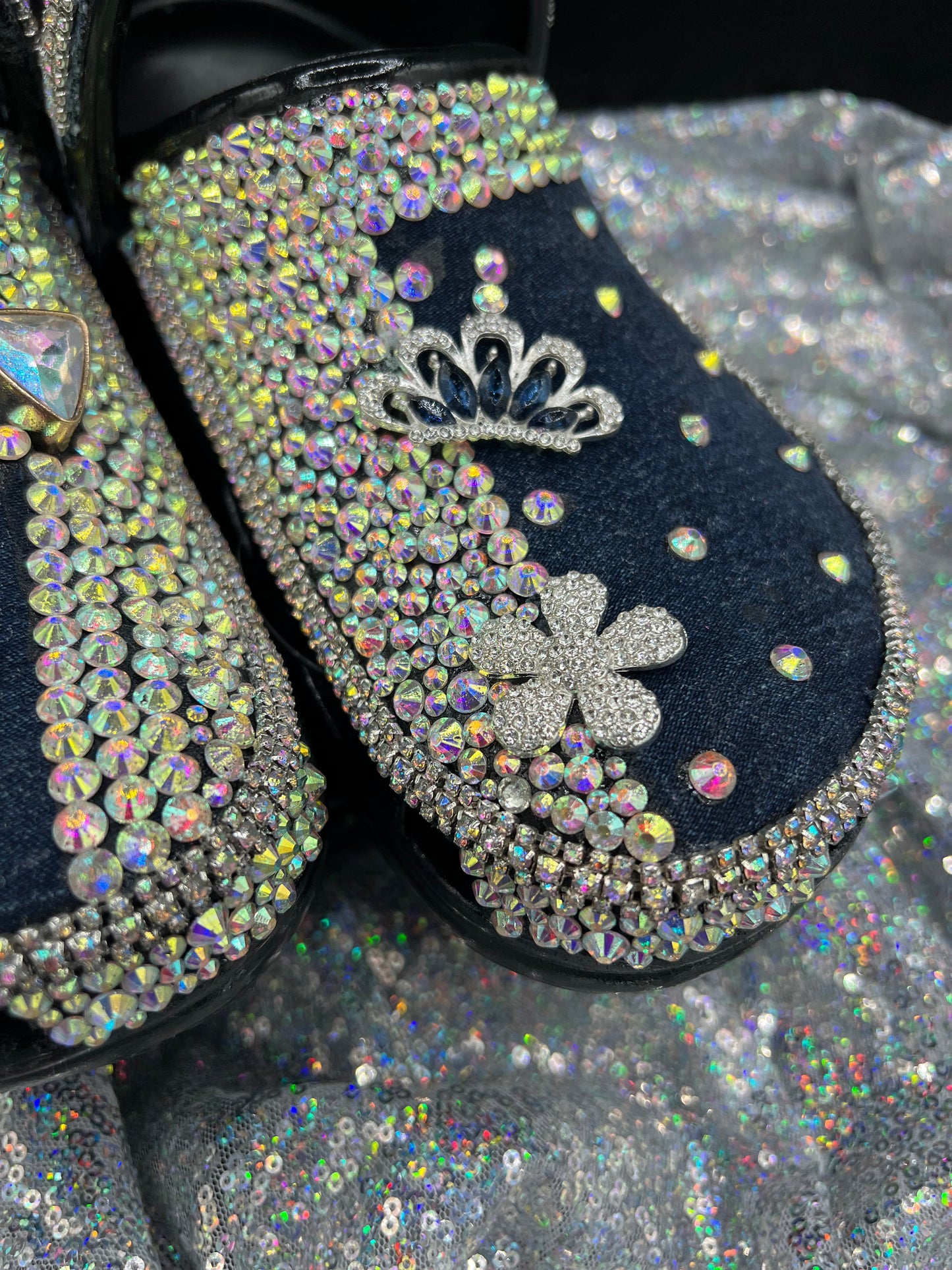 Diamonds & Pearls- Custom Crocs- ADULT