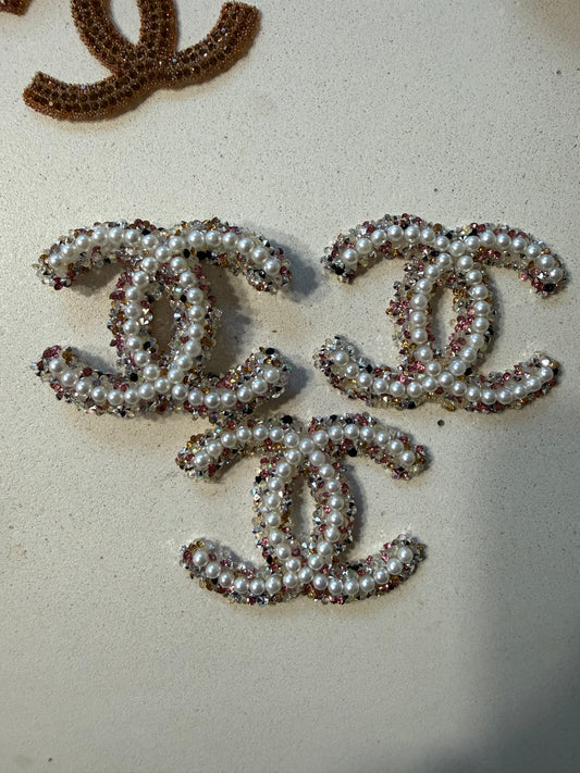 C inspired Colorful Pearls Brooch