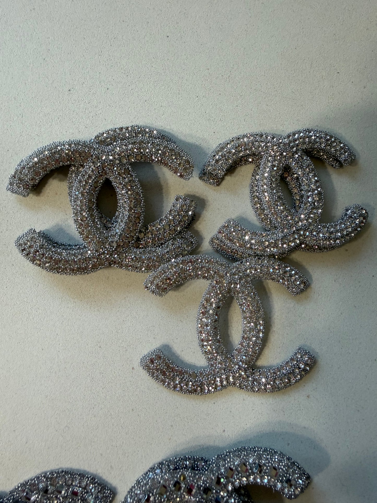 C inspired Diamonds Brooch