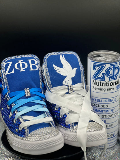 Greek'd Up Converse Collection-High Top-ZPB:The finER woman