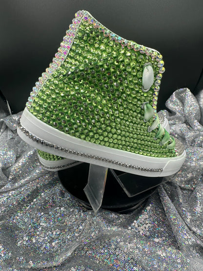 All Bling Converse Kicks- Adult High Top