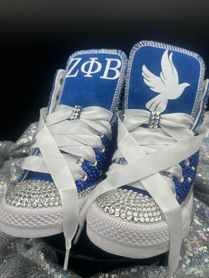 Greek'd Up Converse Collection-High Top-ZPB:The finER woman