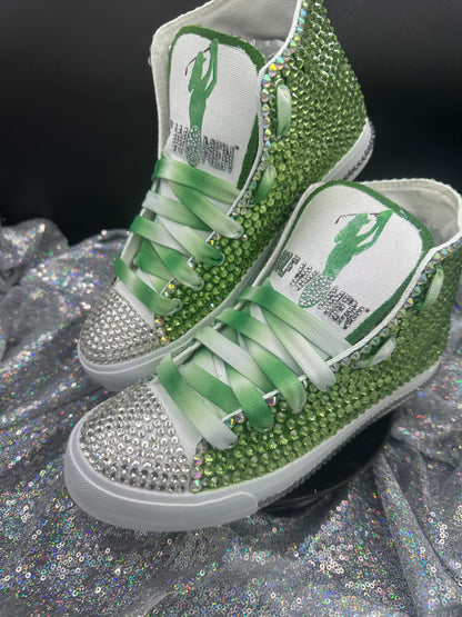 All Bling Converse Kicks- Adult High Top