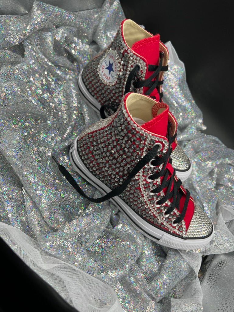 All Blinged Out! Adult Low Top Chucks