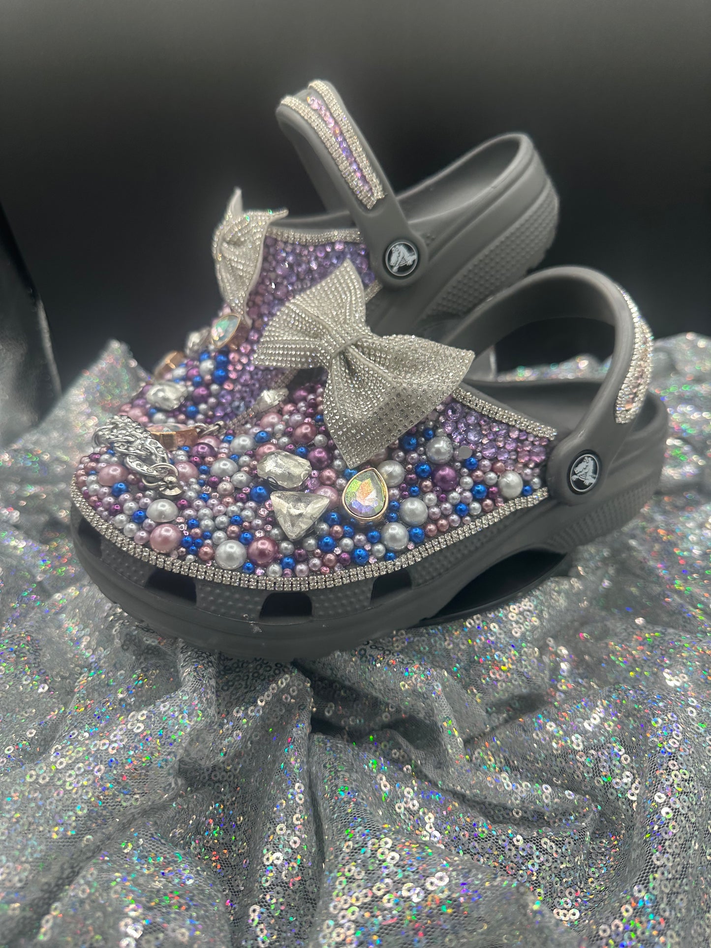 Diamonds & Pearls- Custom Crocs- ADULT