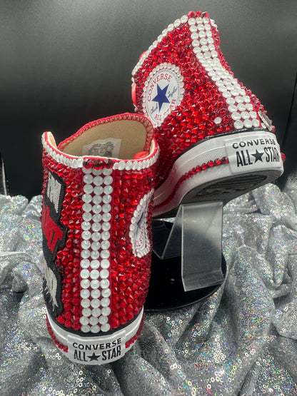 Greek'd Up Converse Collection-High Top-Delta Sigma Theta