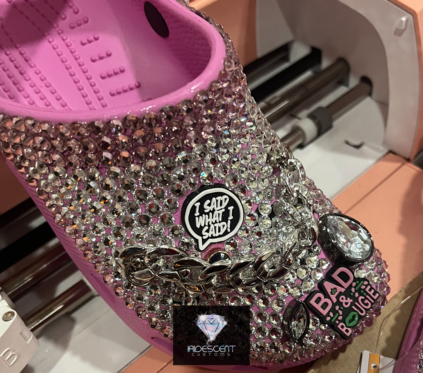 "All Blinged Out" Custom Crocs