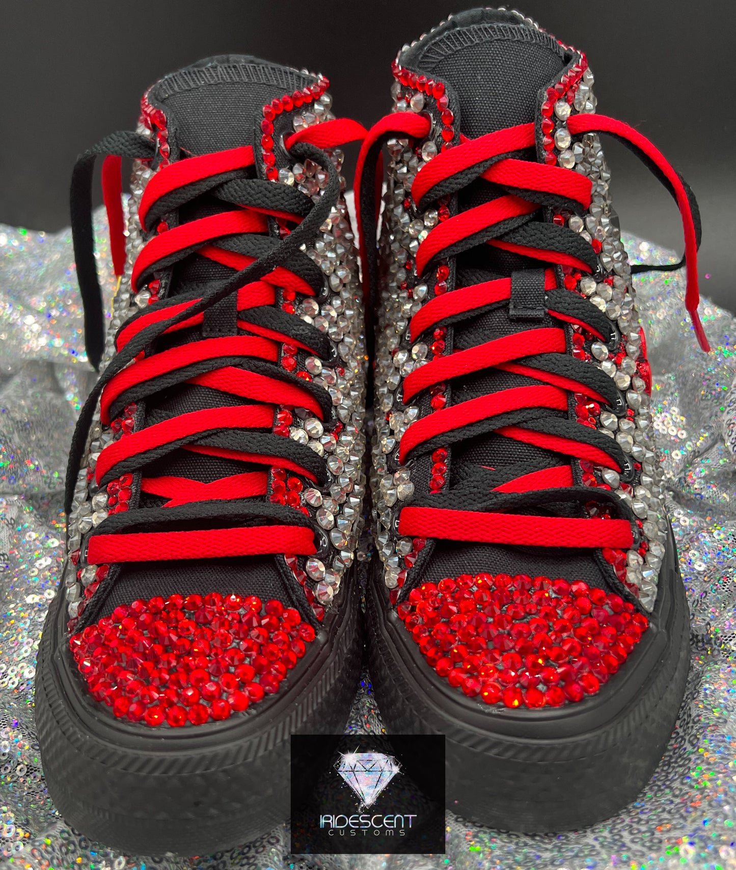 All Blinged Out Custom Converse-Kids