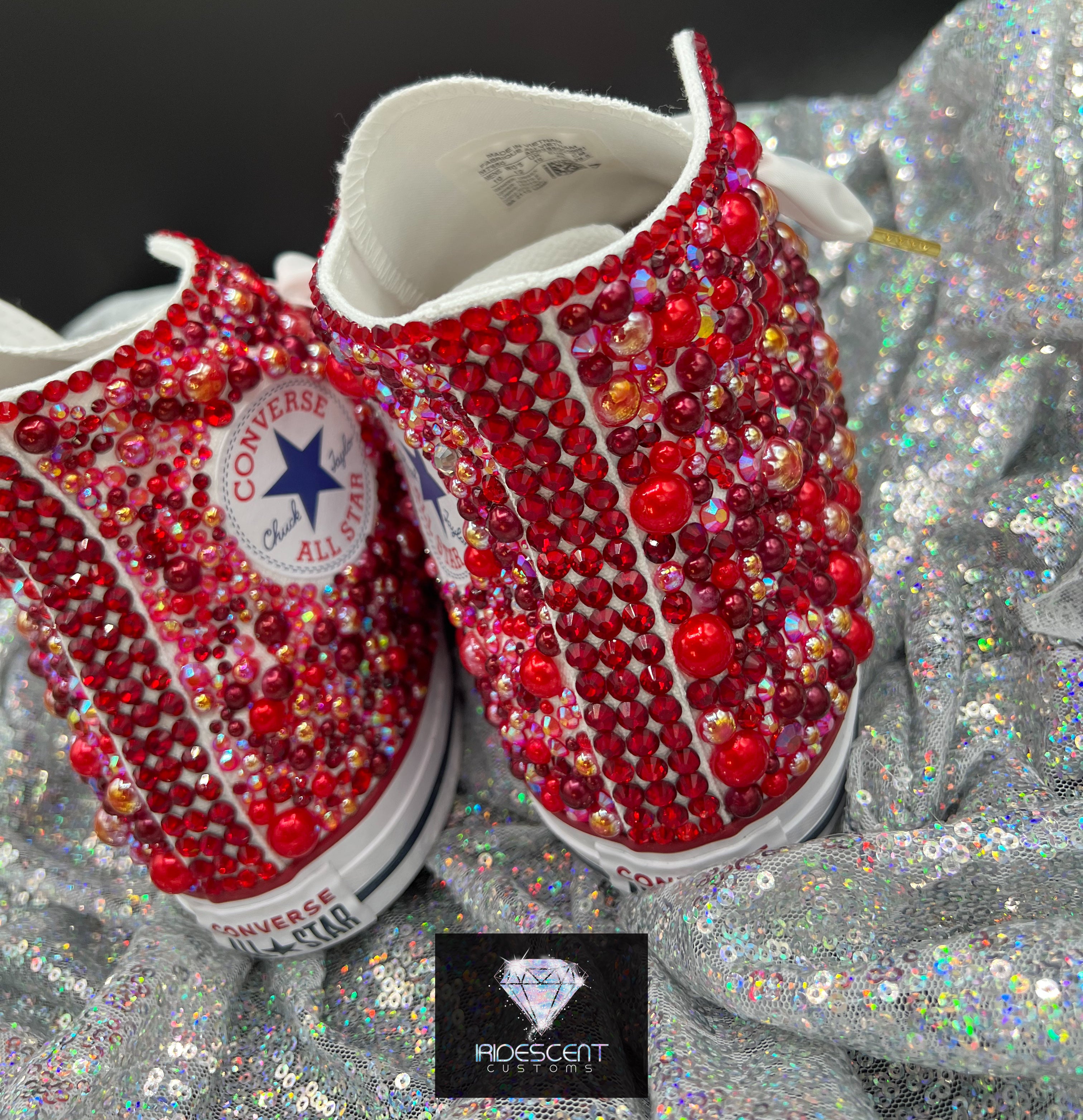 Diamonds Pearls Custom Converse Adult The Art of Custom