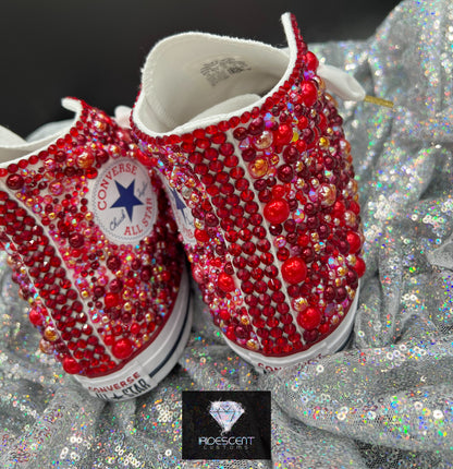 Diamonds & Pearls Custom Converse- Adult