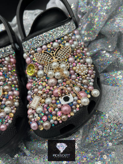 Diamonds & Pearls- Custom Crocs- ADULT