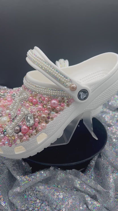 Diamonds & Pearls- Custom Crocs- ADULT