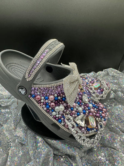 Diamonds & Pearls- Custom Crocs- ADULT