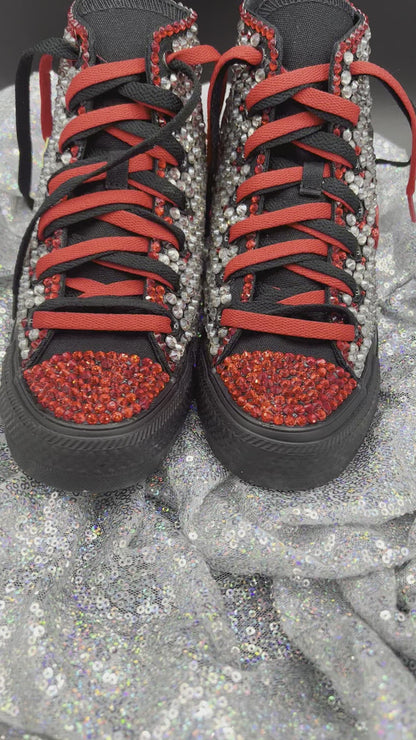 All Blinged Out Custom Converse-Kids