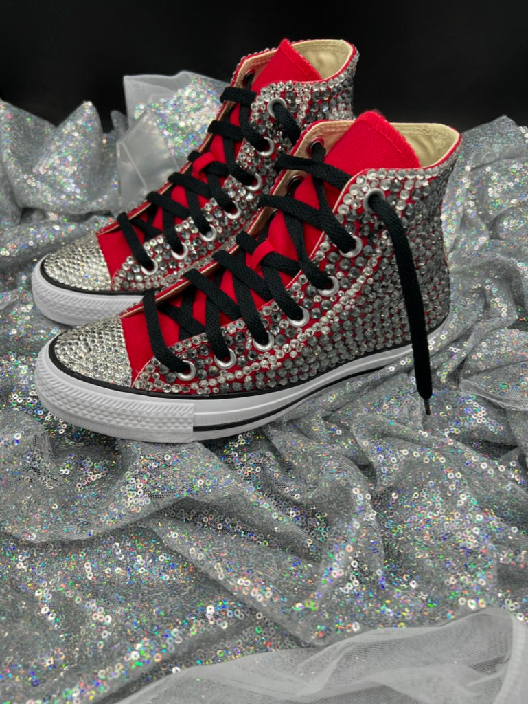 All Blinged Out! Adult Low Top Chucks