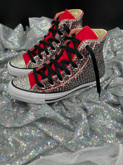 All Blinged Out! Adult Low Top Chucks