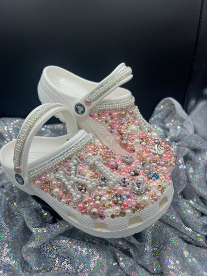 Diamonds & Pearls- Custom Crocs- ADULT