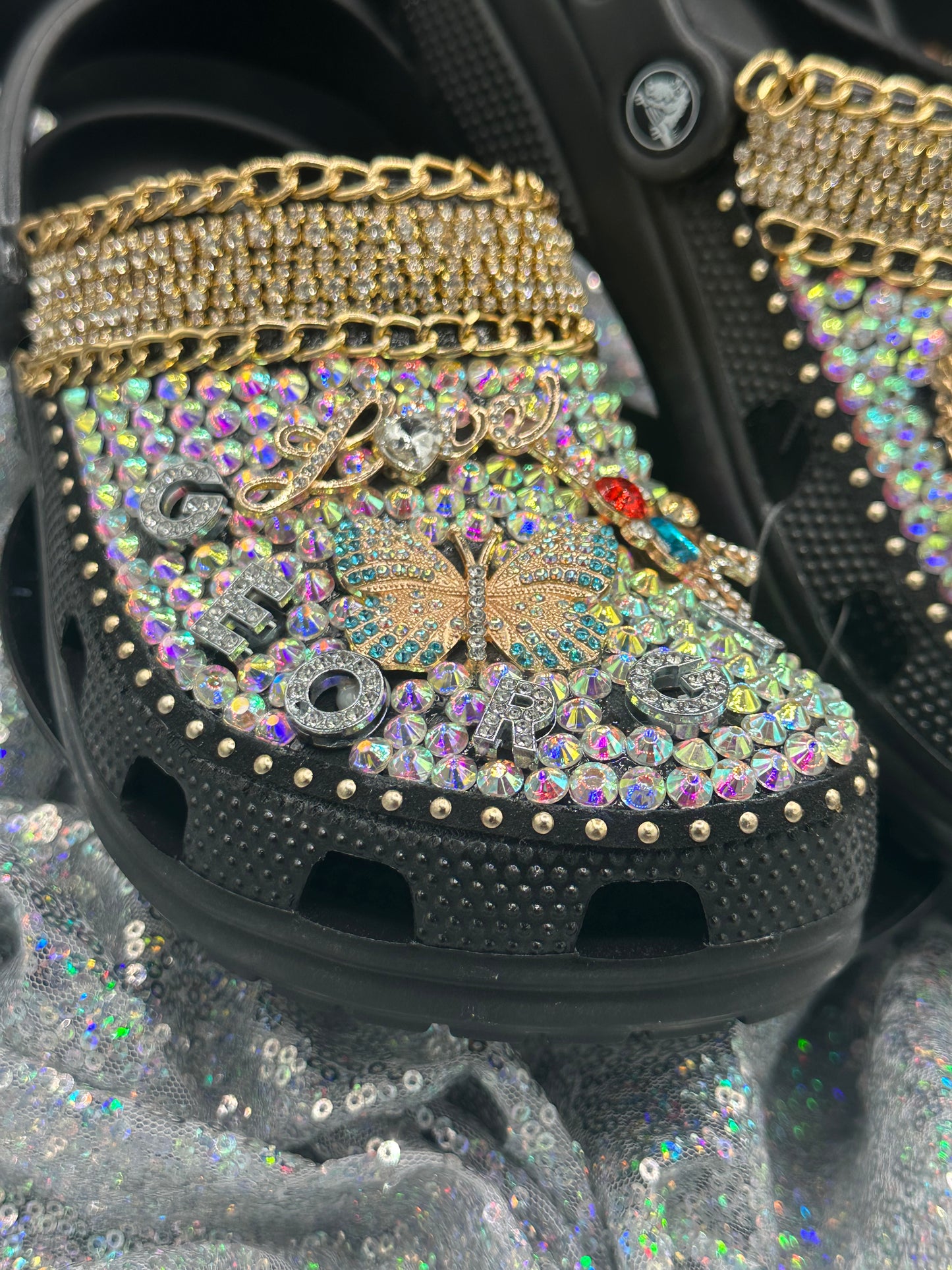 "All Blinged Out" Custom Crocs