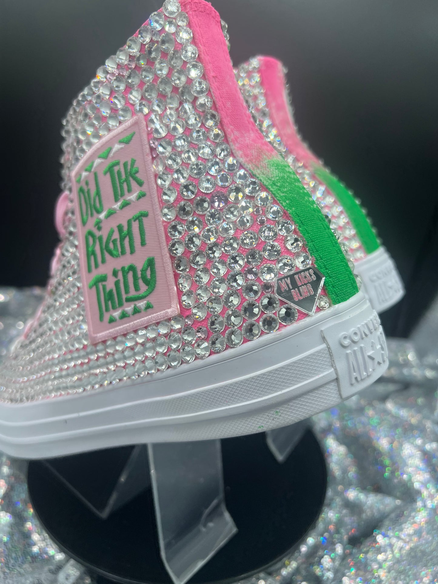 Greek'd Up Converse Collection-High Top-The Pretty Girl