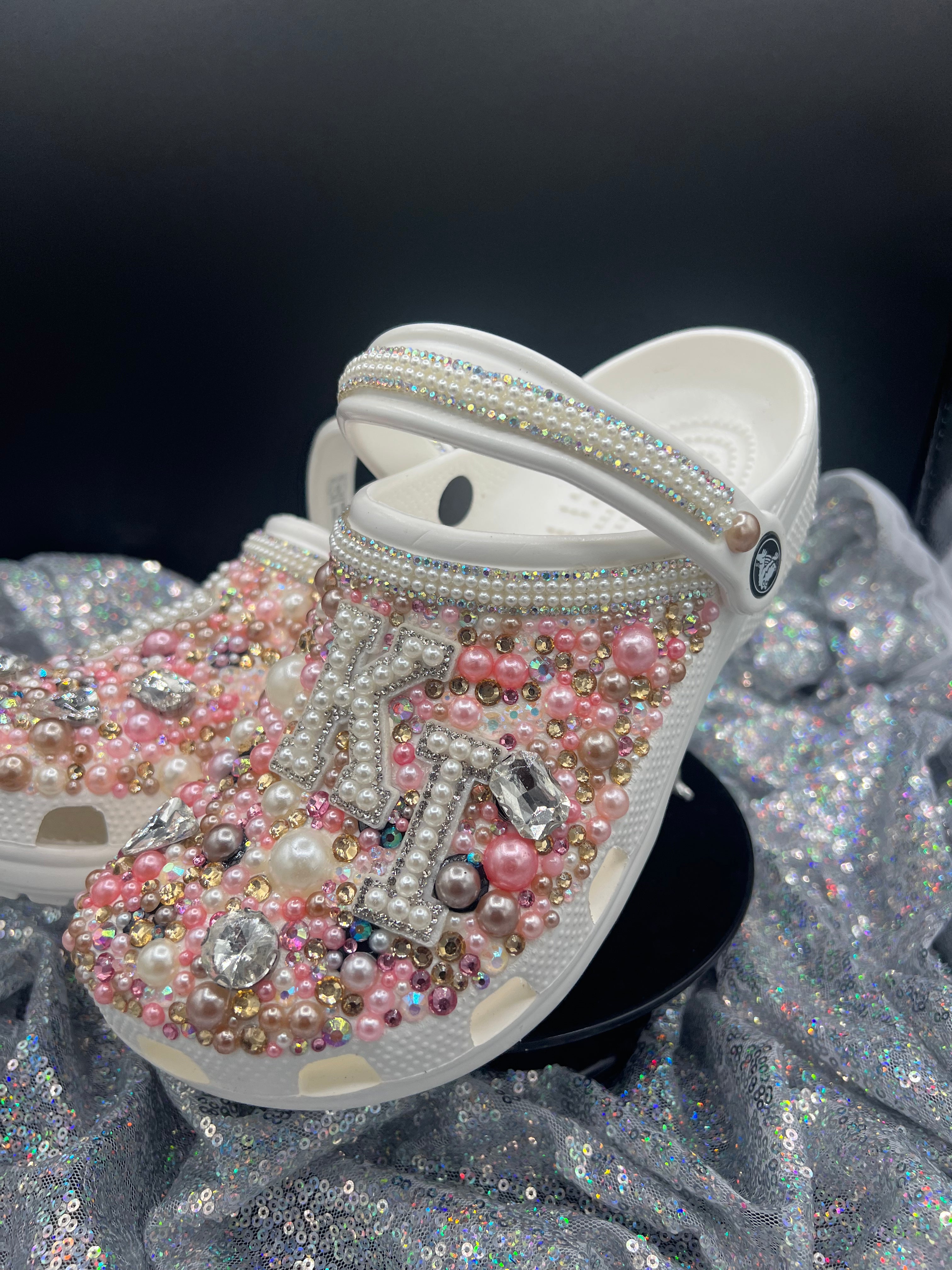 KZRA discount Customized Blinged Crocs