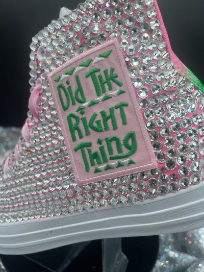 Greek'd Up Converse Collection-High Top-The Pretty Girl