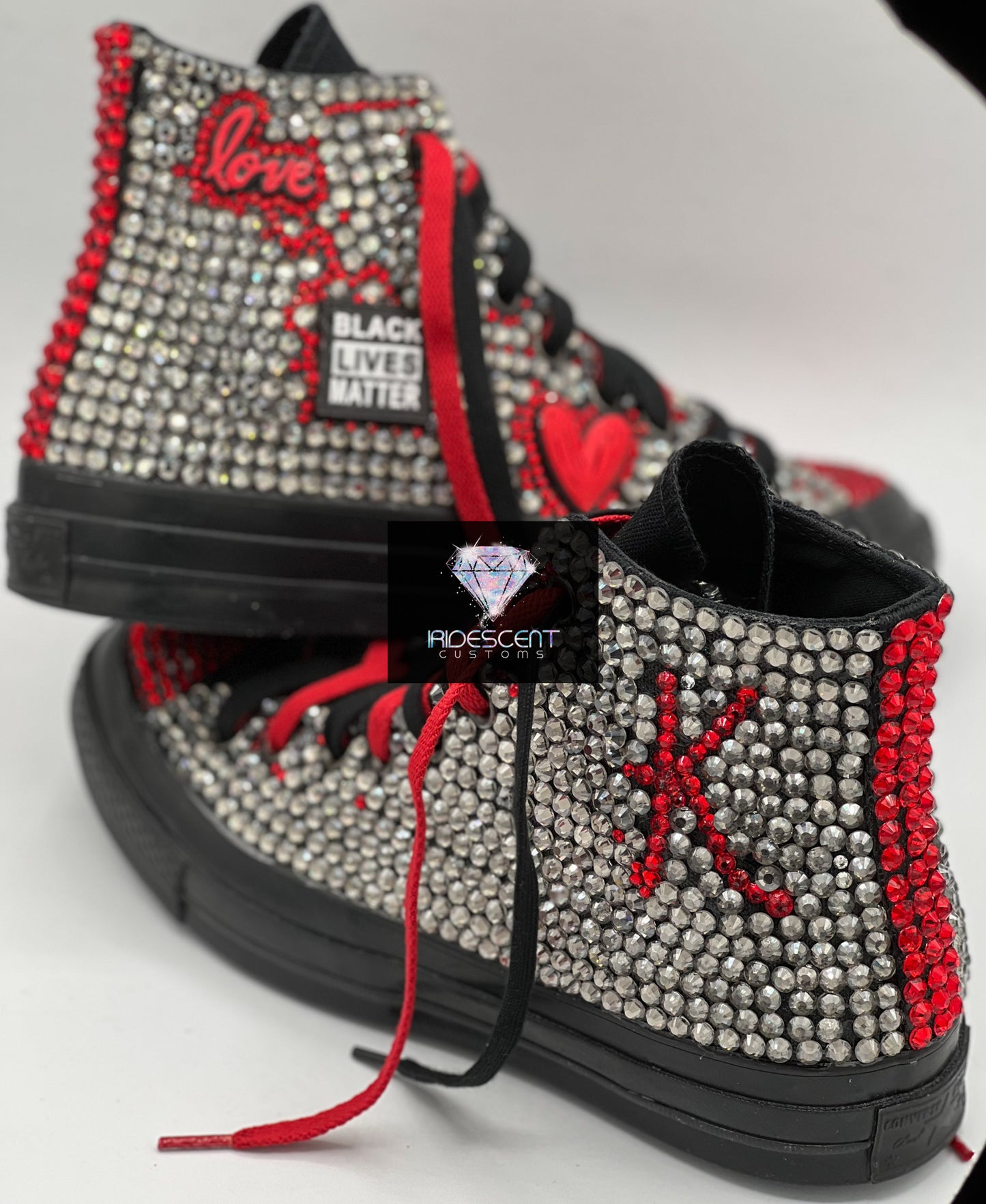 All Blinged Out! Adult Low Top Chucks