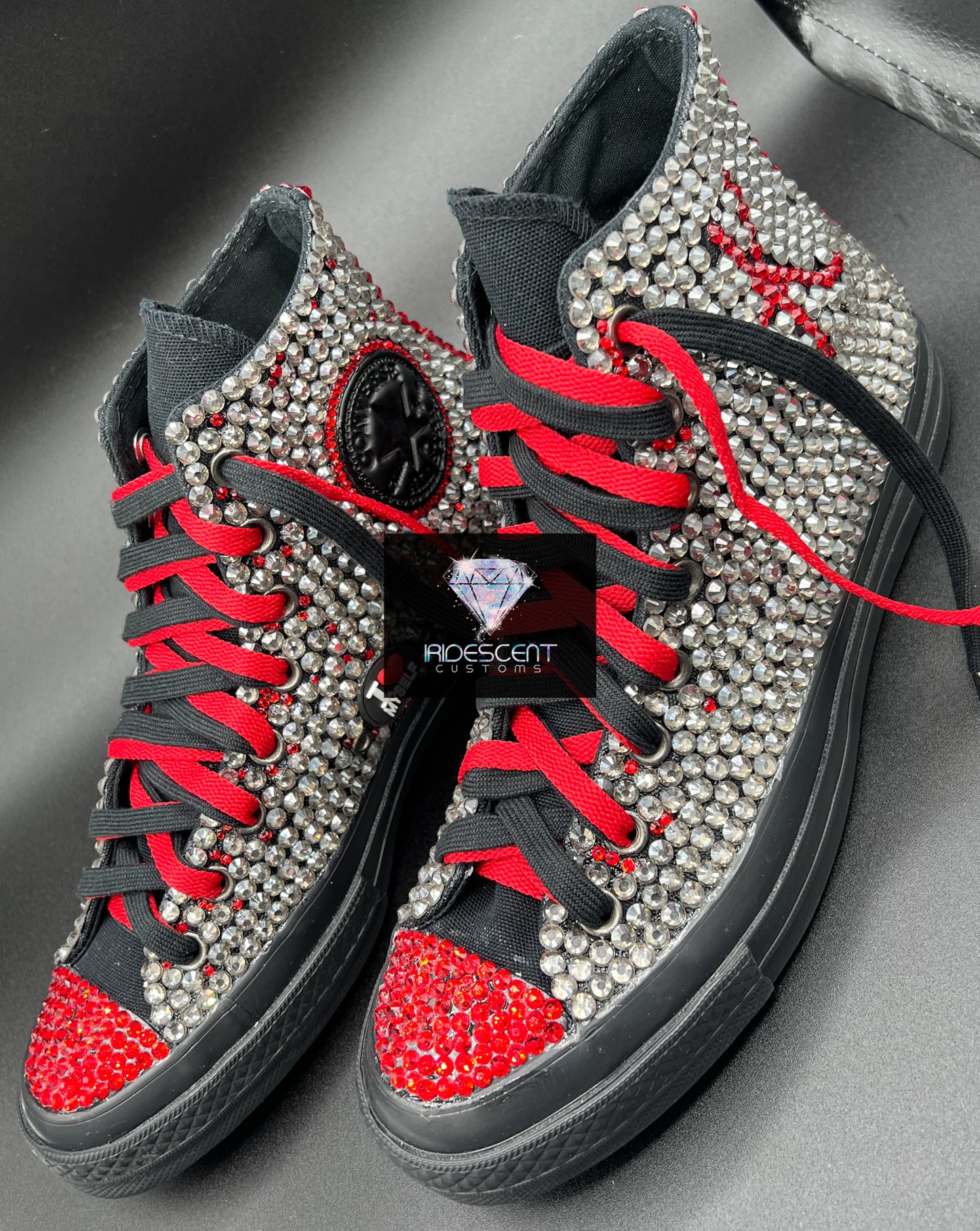 All Blinged Out! Adult Low Top Chucks