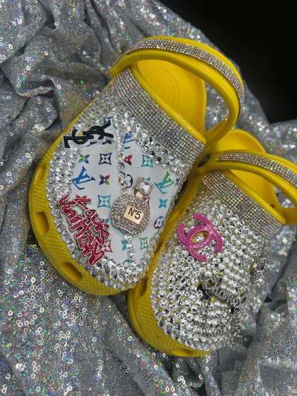 "Luxury Me" Custom Crocs-Clogs