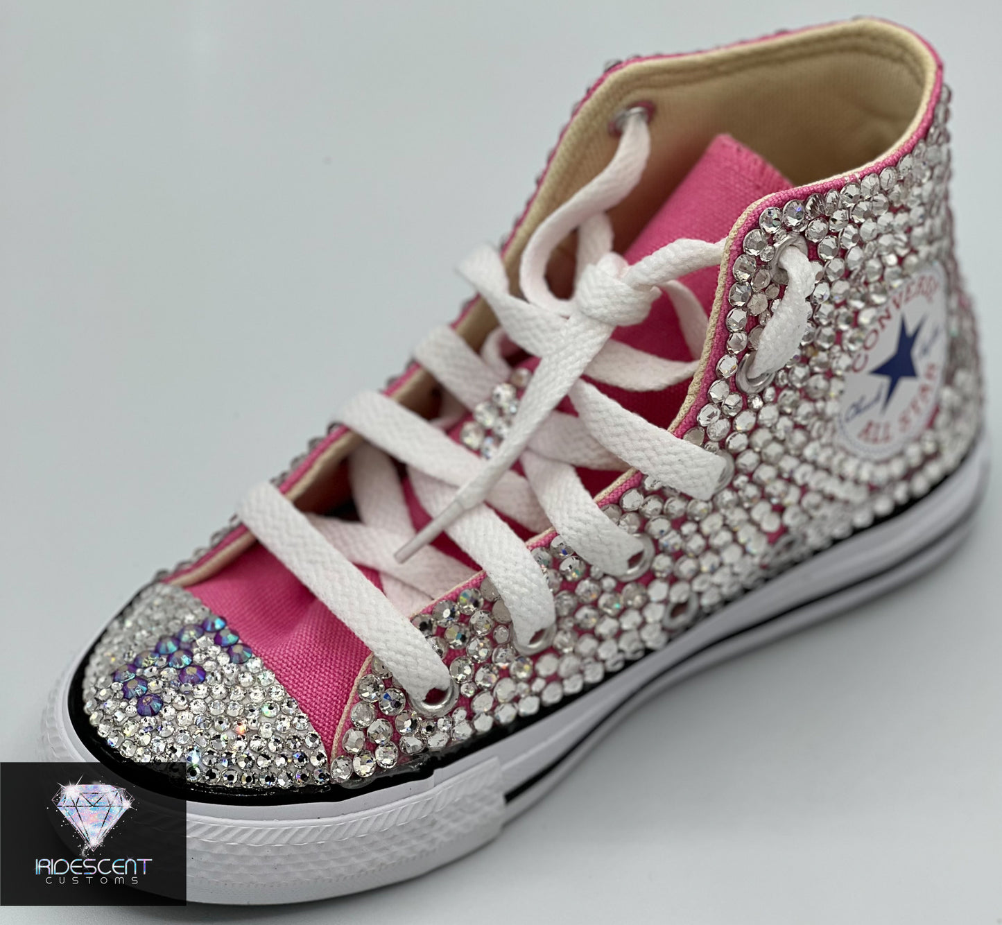 All Blinged Out Custom Converse-Kids