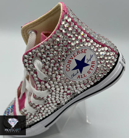 All Blinged Out Custom Converse-Kids