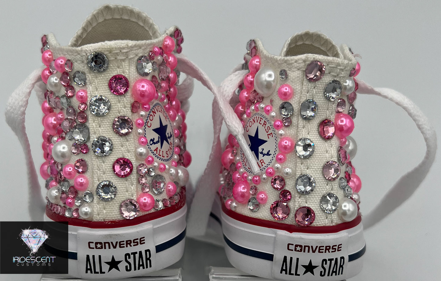 Diamonds & Pearls Custom Converse-Baby