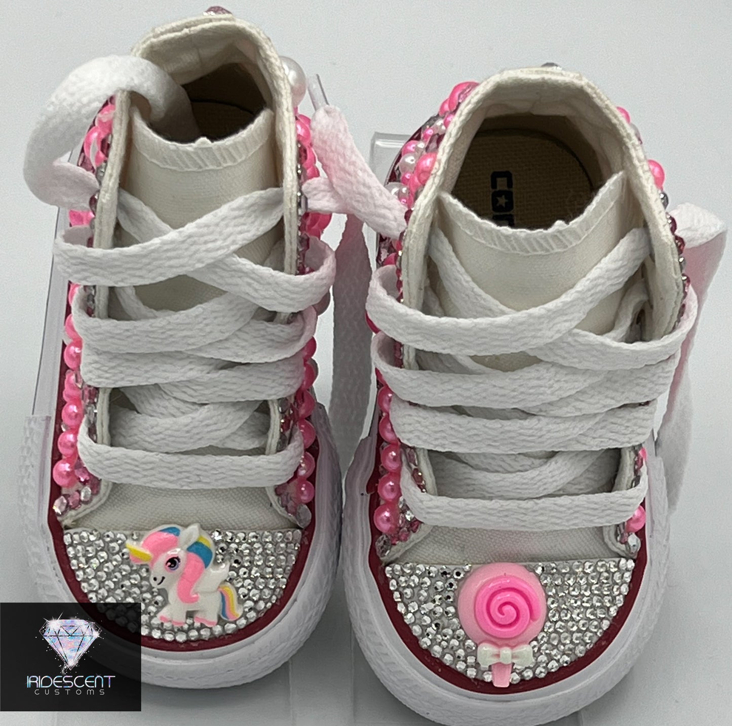 Diamonds & Pearls Custom Converse-Baby