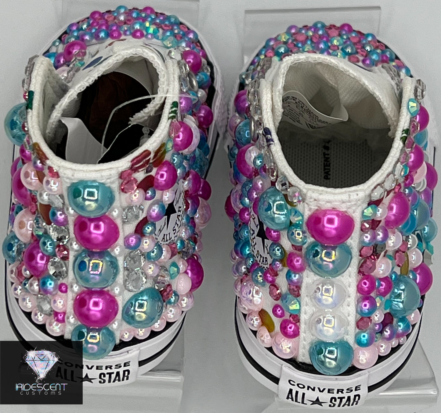 Diamonds & Pearls Custom Converse-Baby