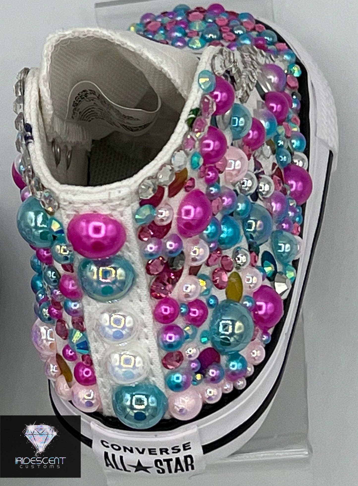 Diamonds & Pearls Custom Converse-Baby