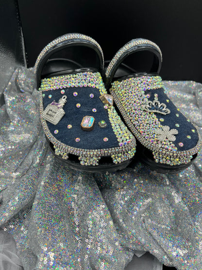 Diamonds & Pearls- Custom Crocs- ADULT