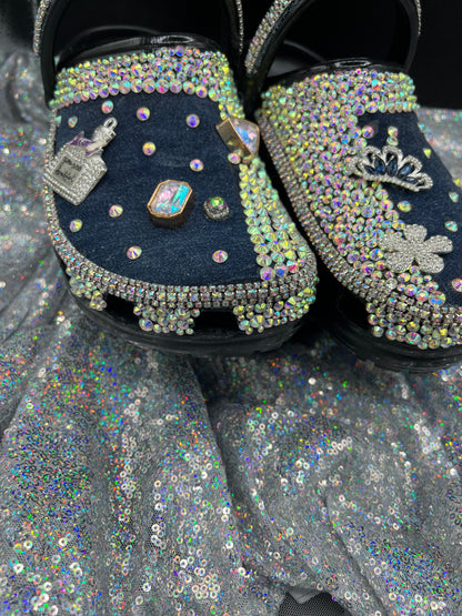 Diamonds & Pearls- Custom Crocs- ADULT