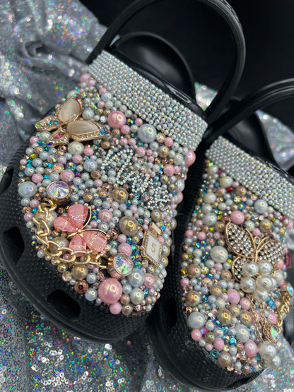 Diamonds & Pearls- Custom Crocs- ADULT